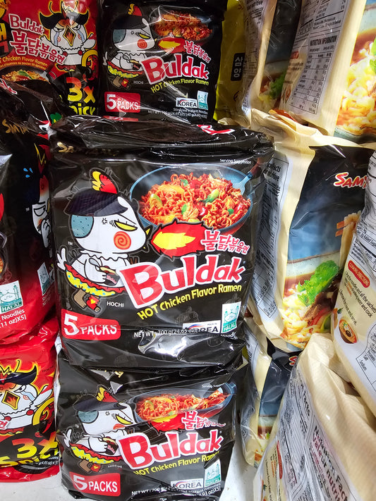 Buldak hot spicey ramen 5 pack